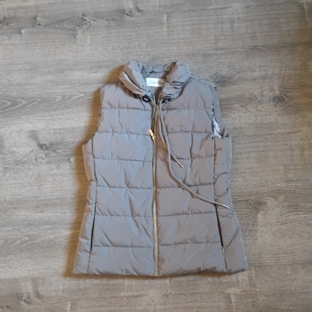 Calvin Klein Quilted Puffer Vest - Size XS